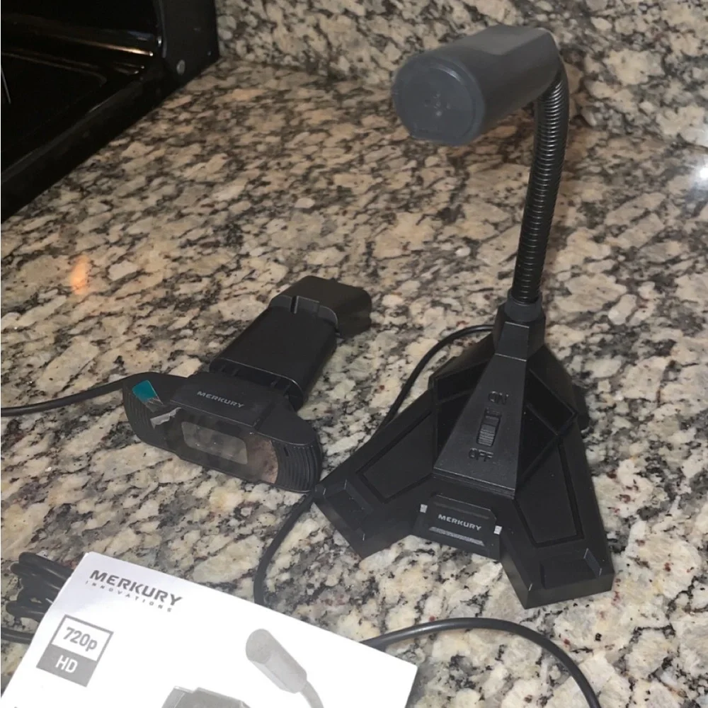 NEW! Merkury Innovations HD webcam and microphone